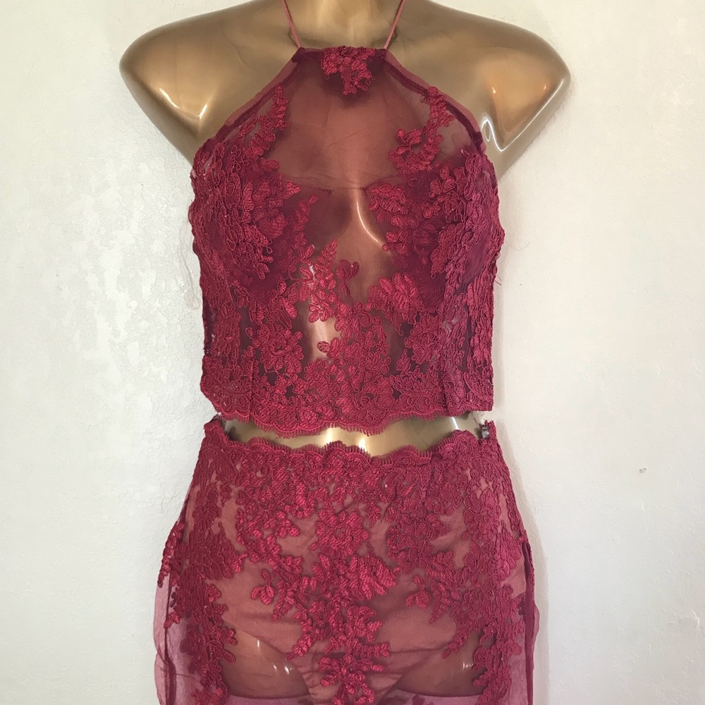 Sheer 2Piece Dress